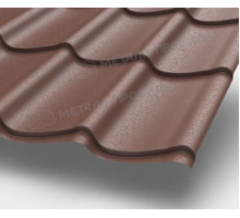 Металлочерепица МП Супермонтеррей (MattMP-20-8017-0.5)