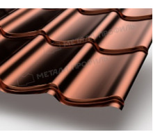 Металлочерепица МП Супермонтеррей (PURMAN-20-Argillite-0.5)