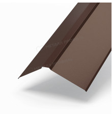 Планка конька плоского 190х190х2000 NormanMP (ПЭ-01-8017-0.5)