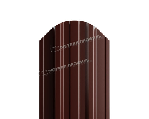 Штакетник металлический МП TRAPEZE-O 16,5х118 NormanMP (ПЭ-01-8017-0.5)
